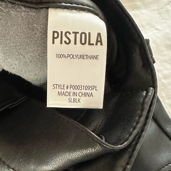 NWT PISTOLA ALICE UTILITY FAUX LEATHER MIDI SKIRT - Picture 14 of 15